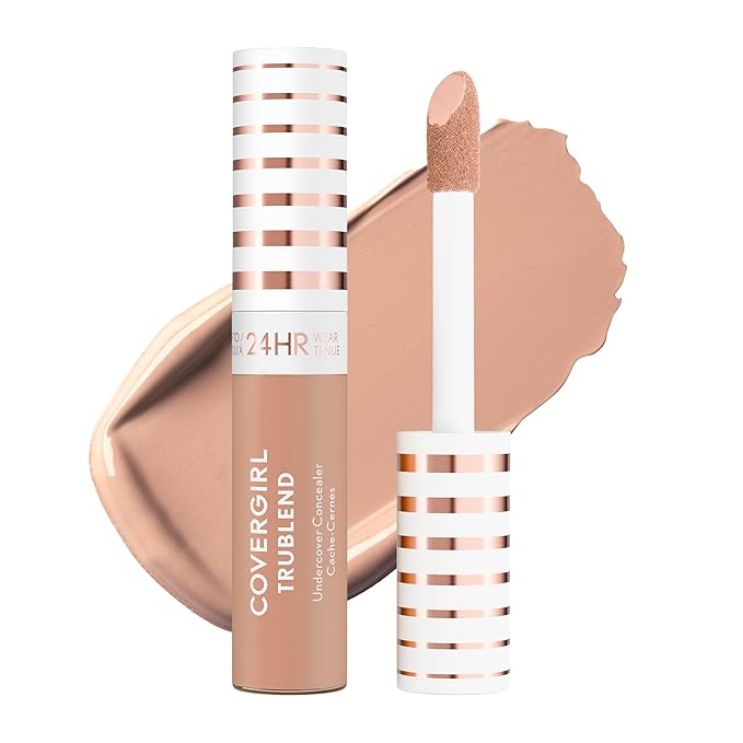 COVERGIRL TruBlend Undercover Concealer, Buildable, Full Coverage, 24-Hour Wear, Matte Finish - L900 Classic Beige (Packaging May Vary)