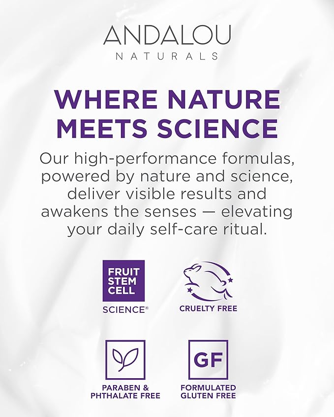 Andalou Naturals Goji Peptide Perfecting Cream - Age Defying Face Moisturizer with Resveratrol, CoQ10 - Supports Skin Collagen and Elastin, Improves Appearance of Wrinkles & Signs of Aging - 1.7 fl oz