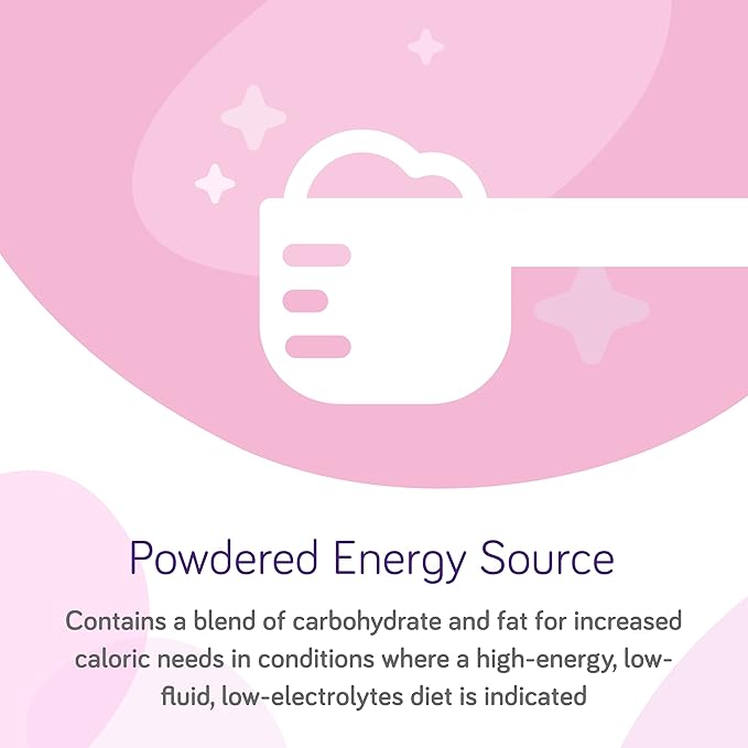 Nutricia Duocal High Calorie Super Soluble Powder - High-Calorie Support Supplement Powder - Energy Supplement with Dual Source of Carbohydrate & Fat - Dairy-Free - Unflavored, 14.1 oz (Case of 6)