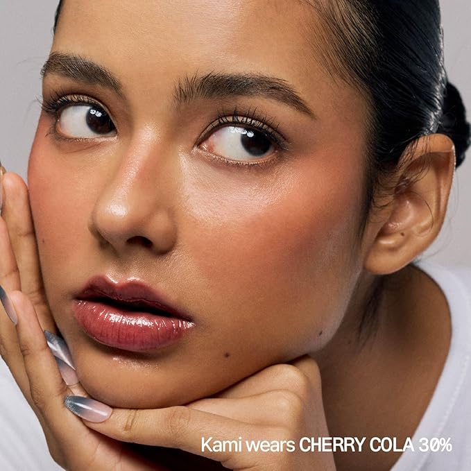 fwee 3D Voluming Gloss 30% (Sheer) | High Shine, Non-Sticky Lip Gloss for Makeup | Long-Lasting, Moisturizing Gel Formula – Cherry Cola 30% | 30% & 70% Pigment Options | Stocking Stuffers | 5.3g
