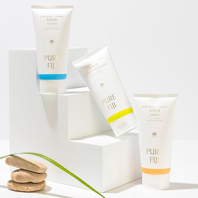 Pure Fiji Coconut Crush Scrub, Mango (6oz/180ml)