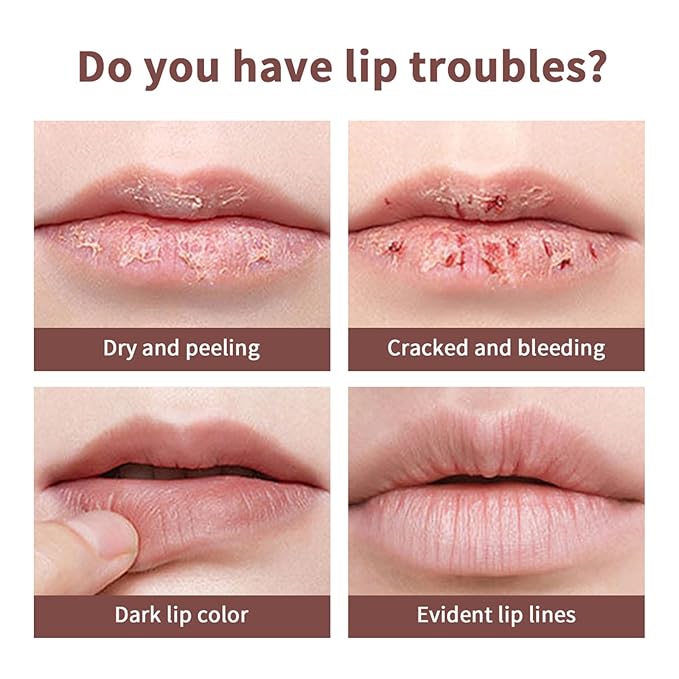 URQT Nude Honey Lipstick Tinted Lip Balm – Moisturizing Sheer Lip with Natural Shine, Hydrating & Lightweight Lip Tint, Long-Lasting Dark Cherry Tinted Balm Lip Stain (Nude Honey)
