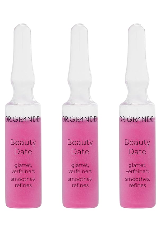 DR. GRANDEL Beauty Date Ampoules I purple smoothing and refining ampoule for a pretty, rosy complexion