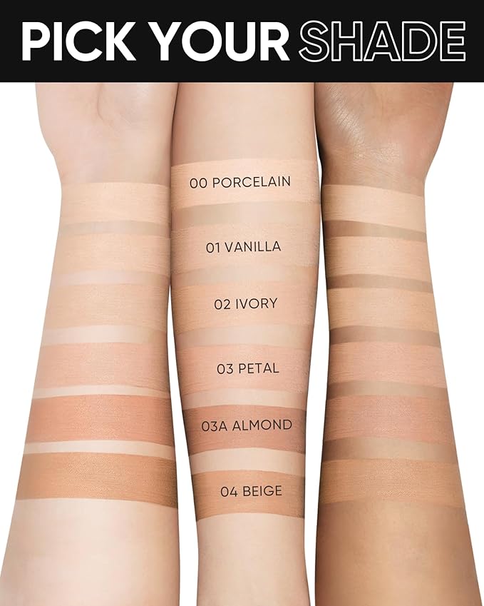 Ultra Cover Powder Foundation Full Coverage Pressed Powder (01 Vanilla)