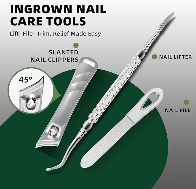 VANWIN Toenail Clippers for Seniors Thick Toenails, Large Toe Nail Clippers for Men Thick Nails with 37mm Wide Opening, Heavy Duty Ingrown Toenail Clippers with Long Handle Sharp Slanted Nail Cutter
