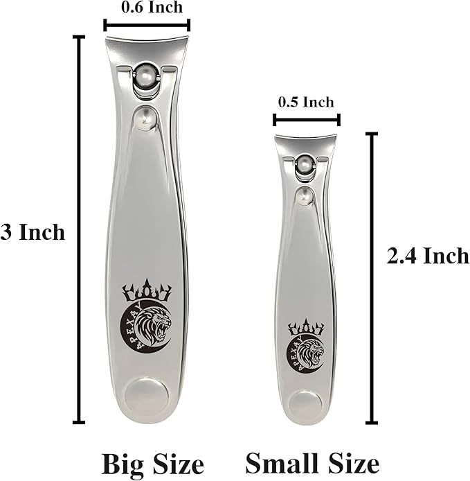 Made in Solingen, Germany – APEXAY Professional Nail Clippers Set, Premium Fingernail & Toenail Cutter for Men & Women, Heavy Duty, Surgical Stainless Steel, Sharp, Durable, for Thick Nails, Trim Easy