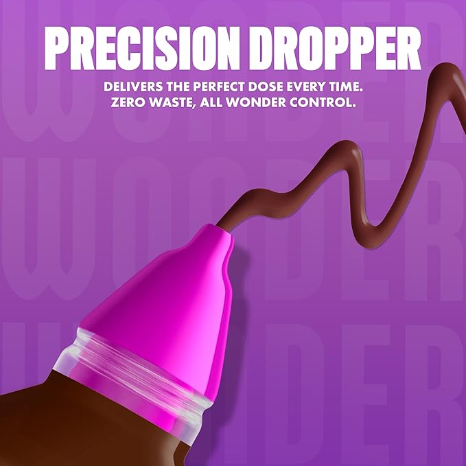 NYX PROFESSIONAL MAKEUP Make 'Em Wonder Liquid Foundation, 24HR Foundation Makeup With A Soft Matte Finish, Buildable Full Coverage - 42 Deep Walnut
