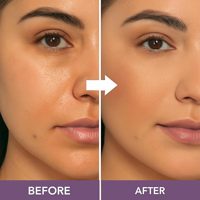 Mineral Powder Foundation for Sensitive Skin, Powder Sunscreen with SPF 26, All Natural Ingredients, Anti-oxidant protection, Made in the Shade by Dermaflage, 0.4 oz