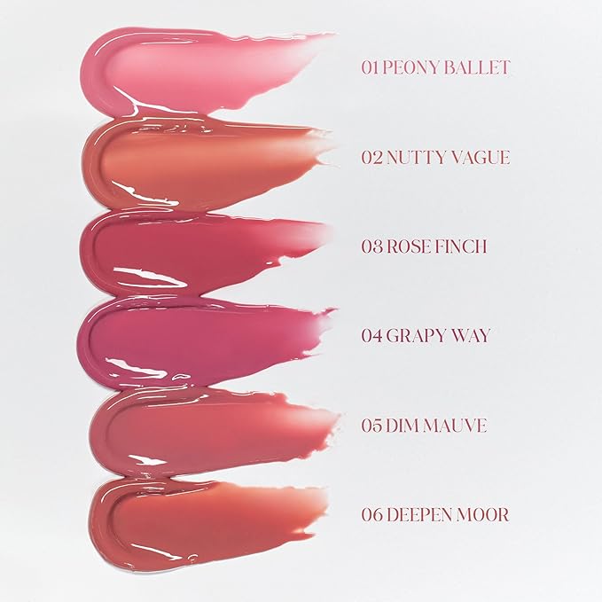 rom&nd GLASTING COLOR GLOSS 04 GRAPY WAY - K-Beauty Plumping Lip Gloss for Glassy Shine, Non-Sticky Hydration & Long-Lasting Vibrant Color | Universal Flattering Shade for All Skin Tones