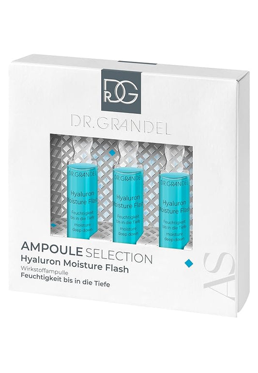 DR. GRANDEL Hyaluron Moisture Flash Ampoules I moisture deep down for a freshness boost