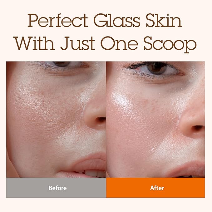 BLITHE Pressed Serum Gold Apricot | Glow Serum for Face | Glass Skin Korean Skincare & Face Moisturizer for Dry Skin 0.91 fl oz