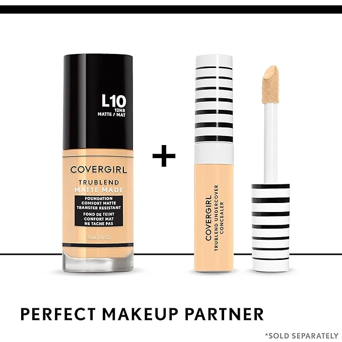 COVERGIRL TruBlend Undercover Concealer, Natural Ivory, 0.33 Fl Oz (Pack of 2)