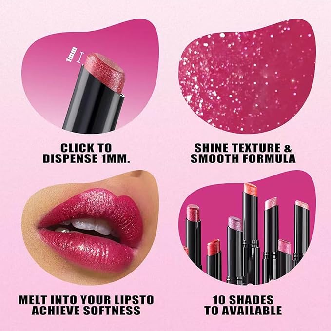 Youthful Red Lipstick For Women Matte Nude Glitter Highly Pigmented Moisturizing Lip stick Hypoallergenic Waterproof Long Lasting Lipsticks Quick Makeup Lightweight Portable # 04