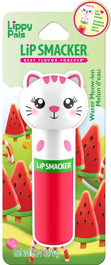 Lip Smacker Lip Balm, Kitten Water-Meow-Lon, 0.14 Ounce (80844) (Pack of 2)