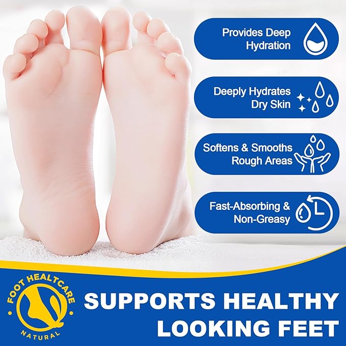 60% Urea Foot Cream Stick with 2% Salicylic Acid, Extra-Strength Cracked Heel Repair for Dry Feet & Calluses, Moisturizing Urea Cream Stick for Dead Skin Removal, Heel Balm for Rough Skin(2pcs)