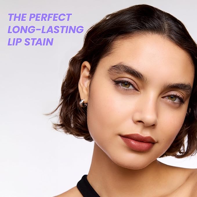 Wonderskin Wonder Blading All Day Lip Stain Peel Off Masque - Long Lasting, Waterproof & Transfer Proof Brown Lip Tint, Matte Finish Peel Off Makeup (Hush Masque)