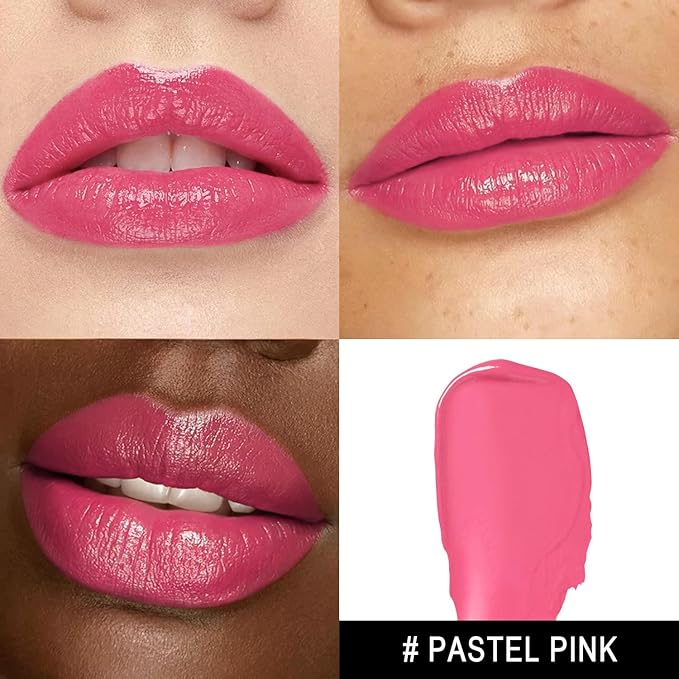MAKI YIKA 3Pc Moisture Lipsticks for Women Nude Pink Purple Lipstick Hydrate Tinted Lip Balm for Dry Cracked Lips Glossy Lip Color, MA55/62/65