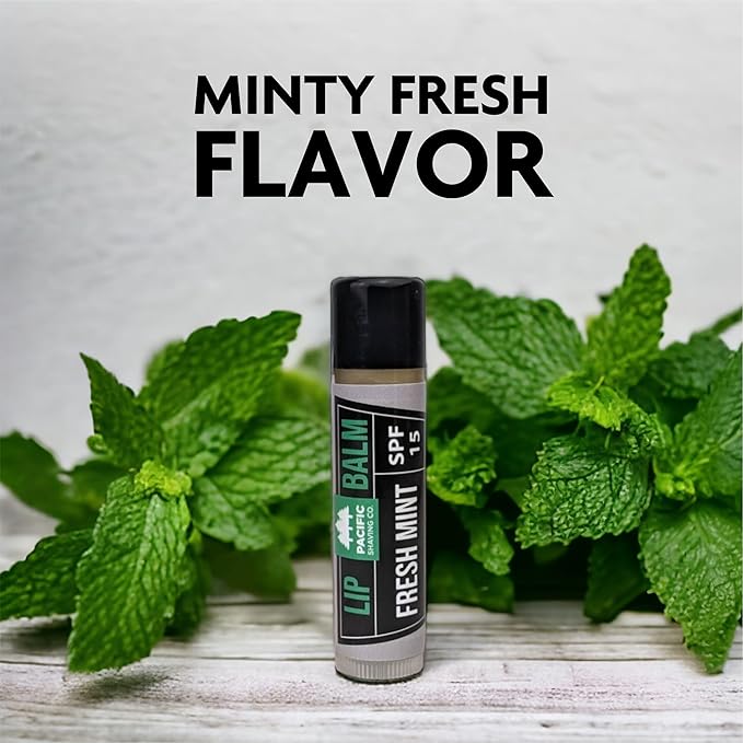 Pacific Shaving Company 2 Nick Sticks + 1 Fresh Mint Lip Balm SPF 15 - A Shave Essential - Puts Nicks in Their Place - Liquid Roll-On Applicator, Dries Clear - With Vitamin E & Aloe Vera (3 Pieces)