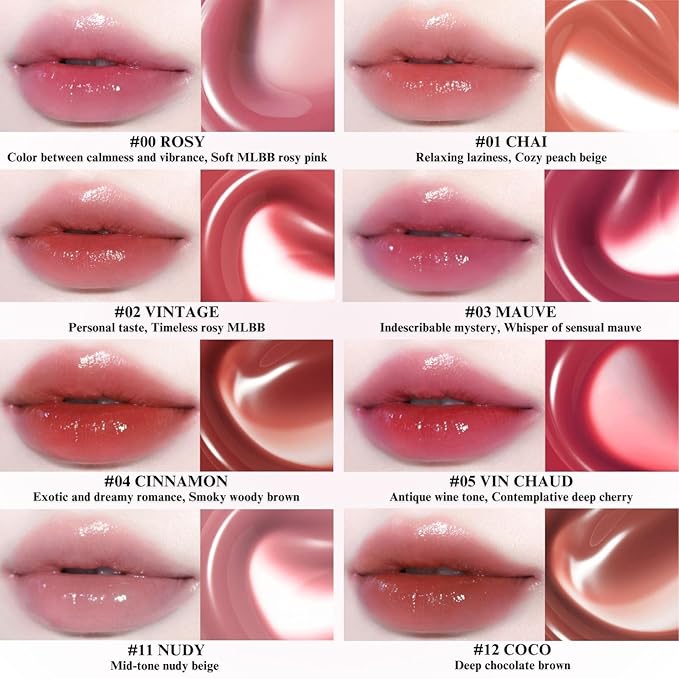 BBIA Glow Tint – Lip Plumping Volumizing Glossy & Glowy Lip Stain Naturally Moisturizing Comfortable Texture Lightweight Long-Lasting Vivid Color Non-Sticky Korean Makeup (03 MAUVE, Pack of 1)