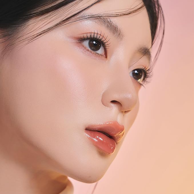 rom&nd GLASTING WATER TINT 14 Mauve Moon | Long-Lasting Glossy Lip Stain | Hydrating & Non-Sticky Liquid Lipstick for Cool Tones