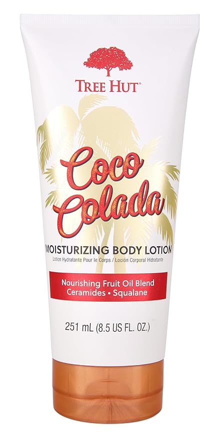 Tree Hut Coco Colada Moisturizing Body Lotion, Ceramide and Squalene Formula Helps Protect Skin, Long-lasting Hydration Leaves Skin Feeling Soft & Moisturized, 8.5 fl oz.