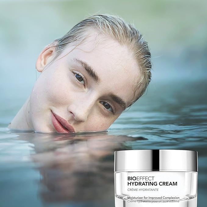BIOEFFECT Hydrating Cream Moisturizer with Hyaluronic Acid, Plant-Based EGF and Antioxidants, an Anti-aging, Long-lasting Water Cream and Oil-free Facial Lotion that Boosts Moisture Levels (50 mL)