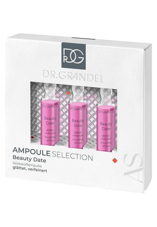 DR. GRANDEL Beauty Date Ampoules I purple smoothing and refining ampoule for a pretty, rosy complexion