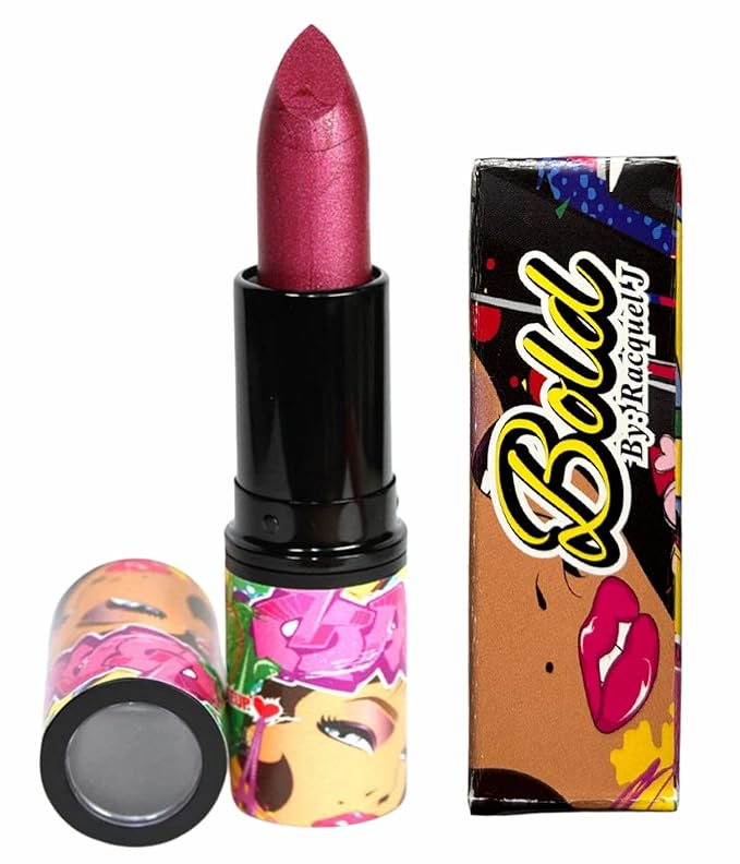 Shimmering Grape Purple Lipstick – Creamy Satin Finish, Full-Coverage Color, Long-Lasting & Hydrating, Cruelty-Free | 0.14 oz