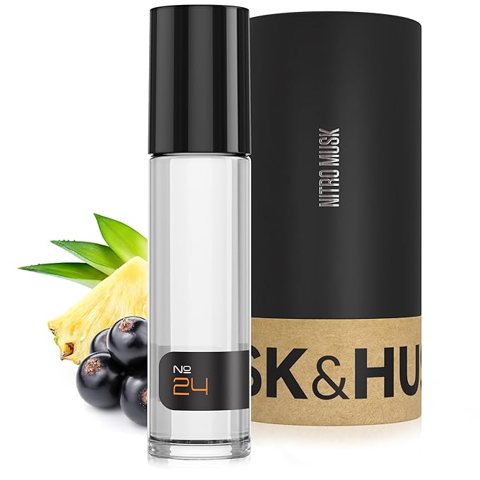 Musk & Hustle Creed Aventus for Men Premium Impression | No. 24 | Superior Ingredients & Note Formula | Men's Cologne Oil | Masterfully Blended in U.S.A