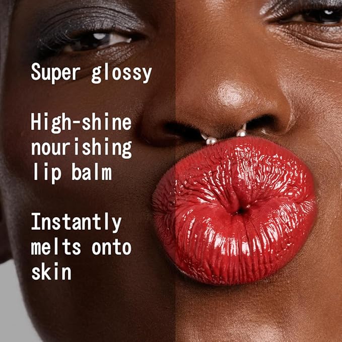 about-face Cherry Pick Lip Color Butter – High-Shine, Hydrating Lip Balm with Pomegranate Flower Extract & Cherry Butter – Vegan, Cruelty-Free, Clean Beauty – 0.06 oz (Red)