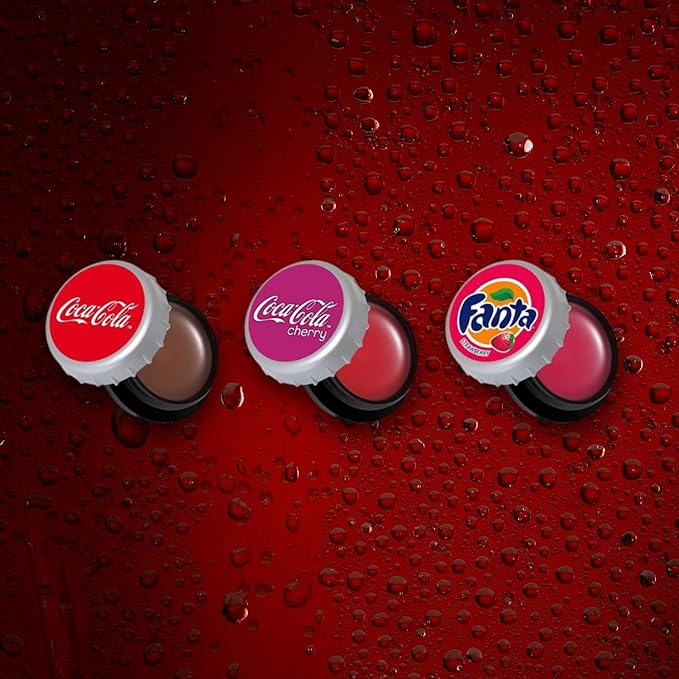 Lip Smacker Coca Cola Collection - Moisturizing, Soothing Coke Bottle Caps Trio