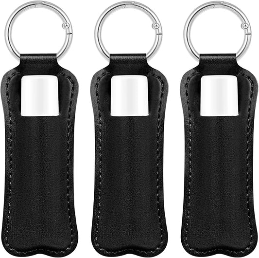 WK IEASON Lip Balm Holder for Chapstick Lipstick Sleeve Keychain,Small Christmas Gifts Stocking Stuffers for Teen Girls Women
