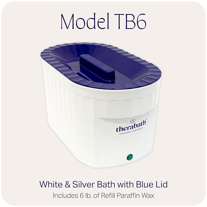 Therabath Professional Thermotherapy TB6 Paraffin Wax Bath - Helps Relieve Arthritis & Muscle Stiffness - Heat Therapy for Hands, Feet, Face & Body - Made in USA - 6 lb. Warm Apple Spice