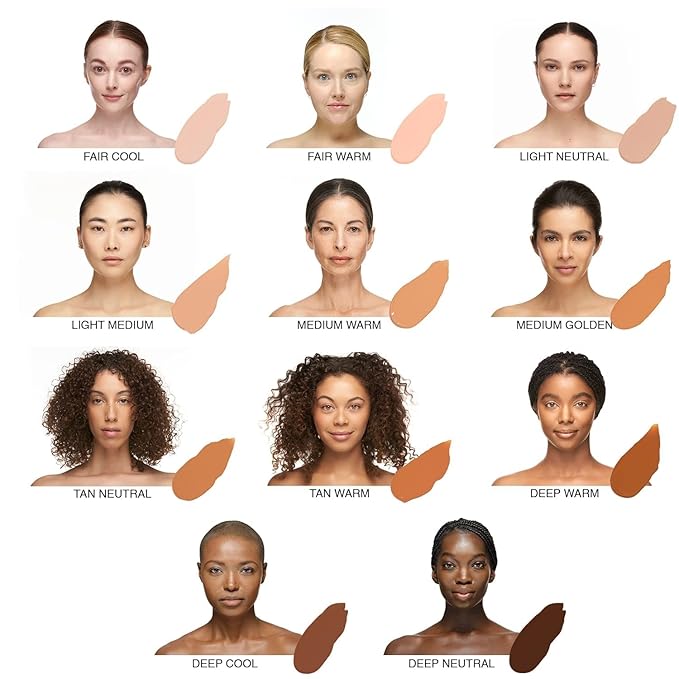 YENSA Skin On Skin BB + CC Full Coverage Concealer - Color Correcting Serum Concealer - Creaseless & Brightening Formula with Hyaluronic Acid & Superfood Complex - Medium Golden (0.34 Fl oz)