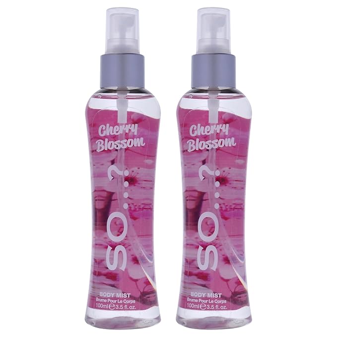 Cherry Blossom Body Mist by So…? for Women - 3.5 oz Body Mist - Pack of 2