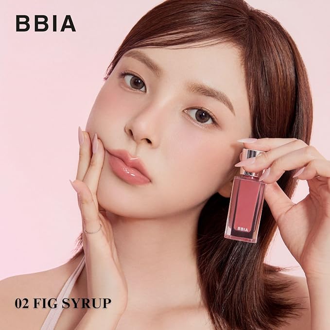 BBIA Over Glaze Lip Gloss - Plumping & Volumizing Glossy Lip Tint with High-Glow Glassy Shine Finish, Naturally Moisturizing, Non-Sticky, Lightweight, Vegan, Korean Makeup (08 JUJUBE SYRUP)