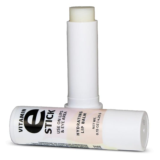 Reviva Labs Vitamin E Stick - Hydrating Lip Balm for Chapped Lips & Under Eye Care - Moisturizing with Beeswax, Shea Butter & Allantoin - Vitamin E Lip Balm for Men & Women
