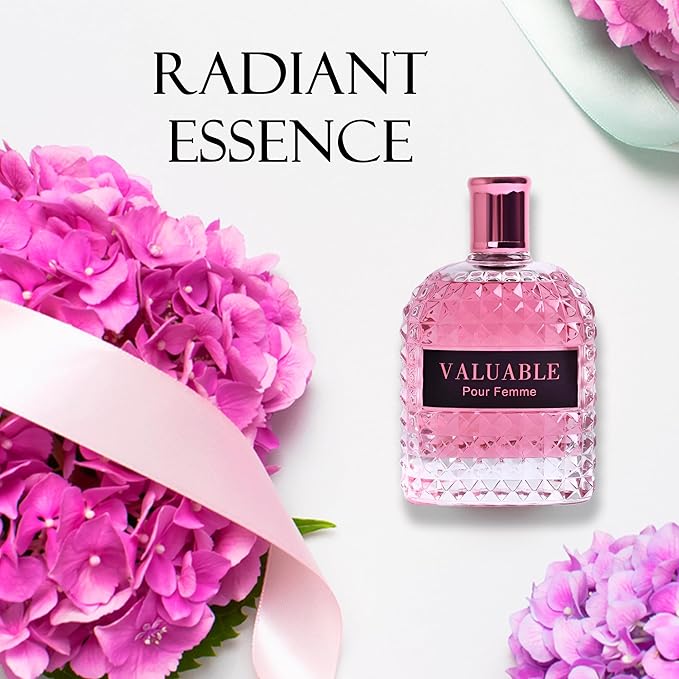 A CENTER Valuable Paris Perfume for Women, Floral Notes Eau de Parfum Spray Casual Daily Womene Cologne 3.4 Fluid Ounce/100Ml Long Lasting Fragrance Daytime & Casual Use, for all Skin Types