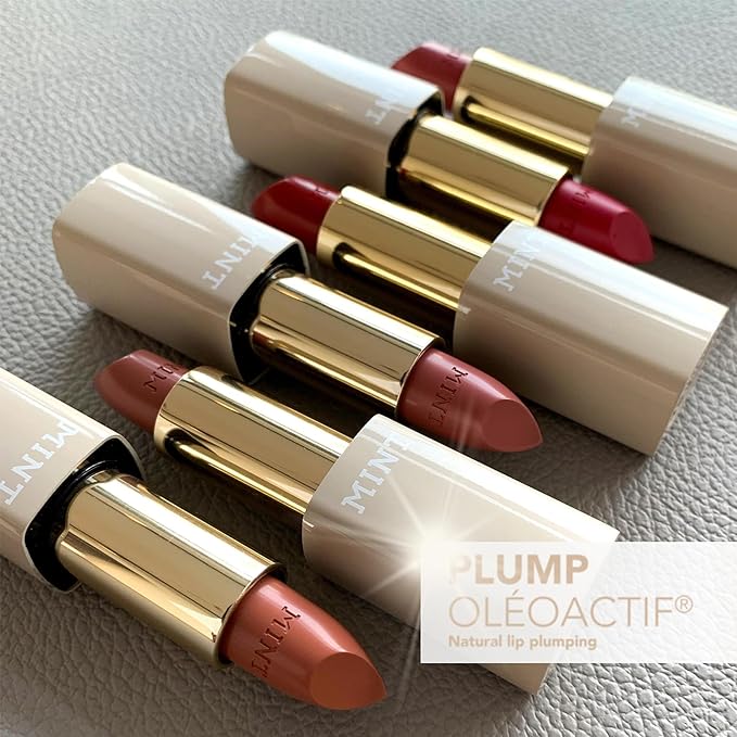 MINT Lipstick in NUDE ROSÉ - Optical Teeth Whitening Lipstick with Blue Pigments - Immediate Bright Smile Effect - Fuller Lips Effect with Hyaluronic Acid and Oléoactif Complex - By Dr. Mintcheva