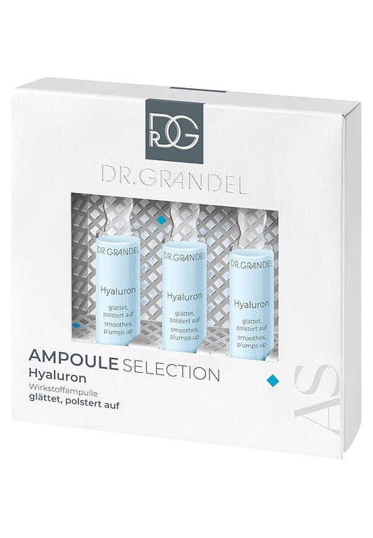 DR. GRANDEL Hyaluron Ampoule I moisturizing, smoothing, plumping ampoules with wrinklefilling effect
