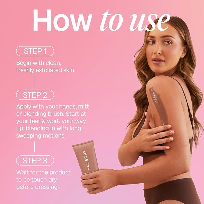 Bali Body Instant Tan Cream | Fast-Drying, Minimal Transfer | Suitable for All Skin Types, Including Sensitive Skin (150 ml/5.07 fl oz)