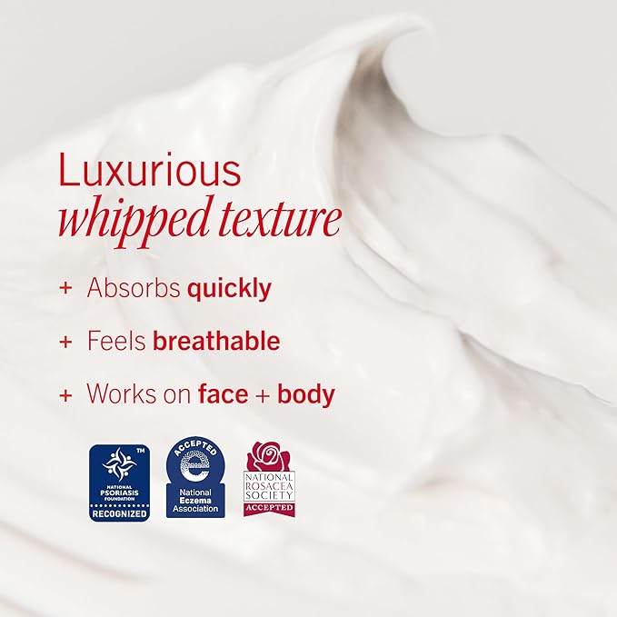 First Aid Beauty - Ultra Repair Cream - Intense Hydration Face & Body Moisturizer - Whipped Colloidal Oatmeal Clinically Proven to Strengthen Skin Barrier in 7 Days - Helps Relieve Eczema, 4 oz