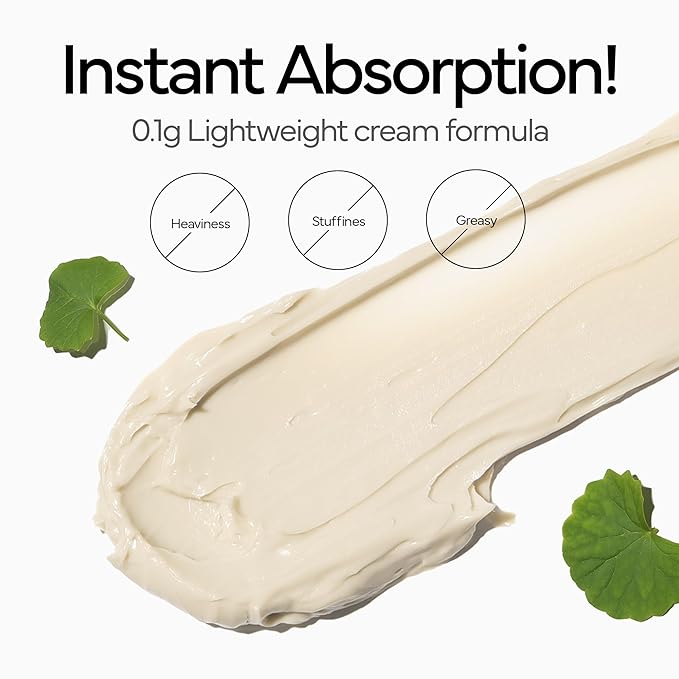 Intensive Cica Repair Cream, Korean Dexpanthenol cream, Restore Skin Barrier, Prevent Acne Breakouts, Ultra-Soothing & Hydrating Care Cream for Sensitive Skin with Madecassoside (1.76oz / 50g)