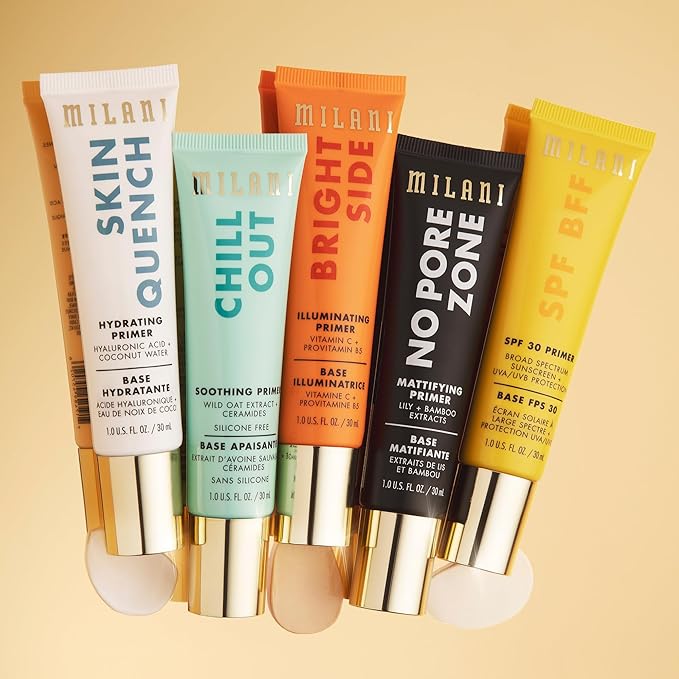 Milani Face Primer for Makeup - Erase Base Blemish Control Primer with 2% Salictlic Acid to help Control Blemishes, 1.0 Fl. Oz