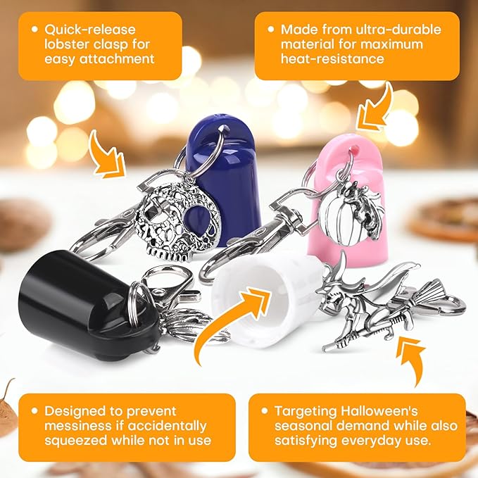2 Pcs Keychain Holder for Aquaphor Lip Repair- Polypropylene Cap Accessory - Fit Lip Balm Keychain