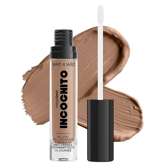 wet n wild Mega Last Incognito All-Day Full Coverage Concealer Tan, (1114052)