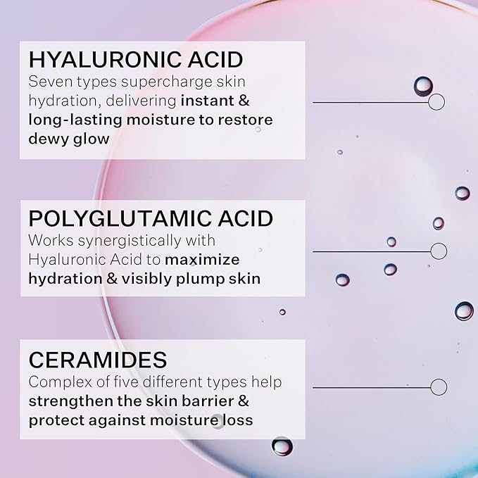 StriVectin Multi Action Hydration Multiplier Serum with Hyaluronic Acid, Ceramides and Peptides for Dehydrated, Dry Skin (Pack of 2)