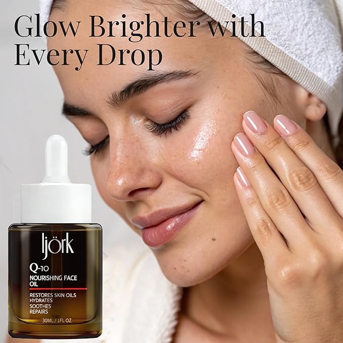 Q-10 Face Oil | 15 in 1 Powerful Anti-Aging Facial Oil with CoQ10, Vitamin C & E | Hydrating, Lightweight Oil for Radiant Skin