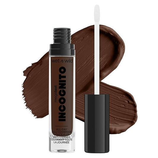 wet n wild Mega Last Incognito All-Day Full Coverage Concealer, Deep Chestnut