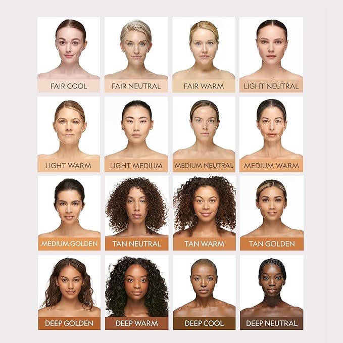 YENSA Skin on Skin BC Foundation Makeup - CC, BB Cream & Full Coverage Foundation-In-One - Buildable, Radiant Finish with SPF 40, Hyaluronic Acid, Peptides & 8 SuperBlacks - Light Neutral (1 oz)